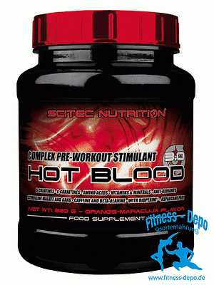 Scitec Nutrition Hot Blood 3.0 820g + Bonus