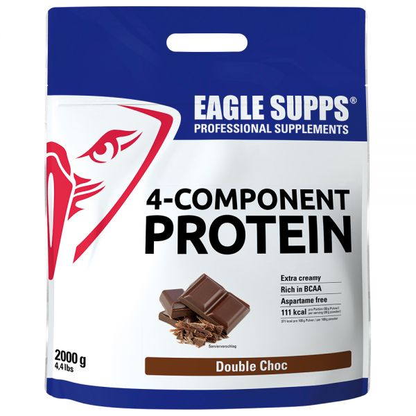 Eagle Supps 4-Komponenten Eiweiß Protein 2kg Beutel + Gratis Shaker